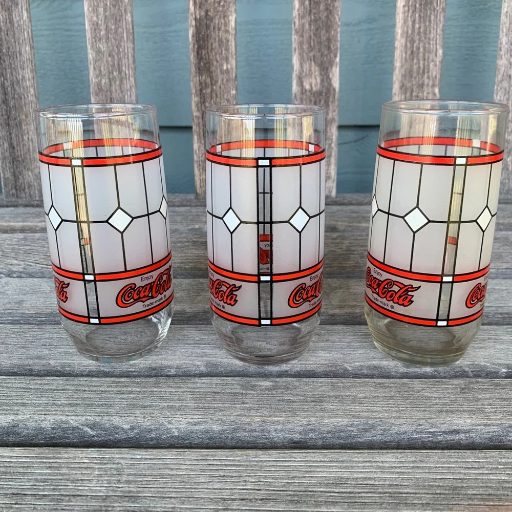 VTG Coca-Cola‎ Drinking Glasses 6
